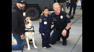 SDPD Makes Boys Wish Come True