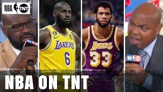 His Story Is The Greatest Sports Story of All Time  TNT Talks LeBron Chasing Kareem  NBA on TNT