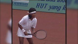 YAYU BASUKI VS MISUMI MIYAUCHI - TURNAMEN TENIS GARUDA INDONESIA SUPER TENIS 1991