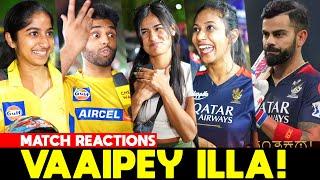 Eee Saala Cup RCBக்கு Nahi   CSK Vs RCB Post Match Reactions  Dhoni Vs Virat Kohli  CW