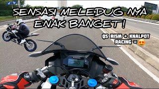 TEST QUICKSHIFTER R15M PAKE KNALPOT RACING