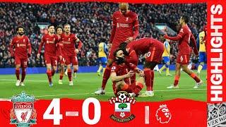 Highlights Liverpool 4-0 Southampton  Jota brace Thiago and a Van Dijk volley win it