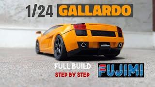 How to Build a Lamborghini Gallardo Model Car 124 Fujimi
