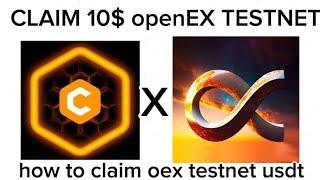 HOW TO CONNECT YOUR openEX WITH METAMASK CLAIM 10$ TESTNET COINS new crypto projects