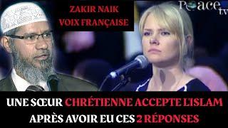 Une Sœur Chrétienne accepte Lislam après avoir eu ces 2 réponses - Zakir Naik en Français