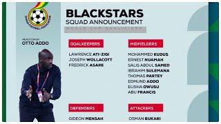 GHANA  VS SUDAN  BLACK STARS FINAL 25 MAN SQUAD - PREDICTOR TOP 8 DEFENDERS