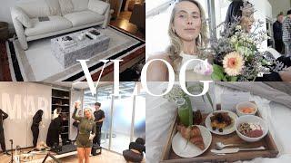 vlog 221 hosting my first event home updates & brand trip