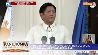 Inaugural address ni President Ferdinand Marcos Jr.  Panunumpa The Marcos Inaugural 30 June 2022