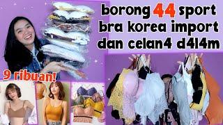 SHOPEE BIG HAUL 44 SPORT BRA KOREA DAN CELANA DALAM IMPORT 9 RIBUAN