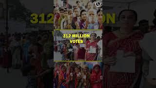 India created a world record with 64.2 crore people voting in Lok Sabha polls #Shorts #PW