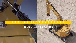 Cat 325 Kettenbagger Neue Generation Lift Assist -  Tech Talk mit Besi