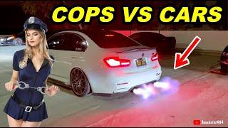 Midnight Cruise Turns Chaotic Car Guys Simping 2 Step & Burnout In Front of Fine Cop