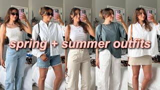 SPRING + SUMMER OUTFIT IDEAS  casual & trendy everyday outfits summer lookbook 2023