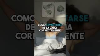 ️Cómo levantarse correctamente de la cama ‼️ #fisioterapiatualcance