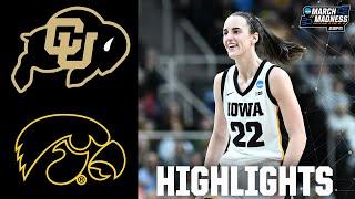 NCAA Tournament Sweet 16 Colorado Buffaloes vs. Iowa Hawkeyes  Full Game Highlights