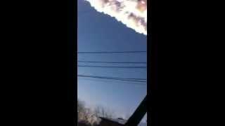 Meteorite strike explodes over russia LOUD  EXTENDED VERSION 15.02.2013
