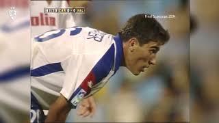  Final de la Supercopa 2004 el debut de Alberto Zapater con el primer equipo  Real Zaragoza