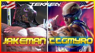 Tekken 8 ▰ Jakeman Rank #1 King Vs TTG Myro Rank #3 Raven ▰ Ranked Matches