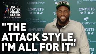 Haason Reddick Jets Introductory Press Conference