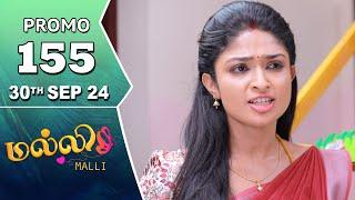 Malli Serial  Episode 155 Promo  30th Sep 24  Nikitha  Vijay  Saregama TV Shows Tamil