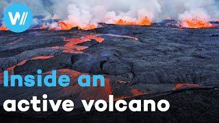 Into the heart of one of the worlds most dangerous volcanoes the Mount Nyiragongo