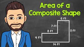 How to Find the Area of a Composite Shape  L-Shaped Example  Math with Mr. J