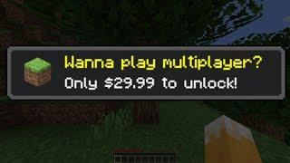 If Minecraft Was Free To Play...