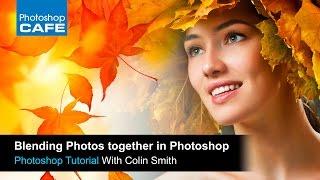 How to combine photos in Photoshop with Layer Masks seamless blending technique