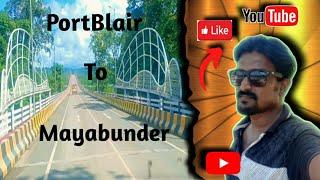 PortBlair To Mayabunder in Government Bus PortBlair To Mayabunder  NH-4 Road @Andamansuresh