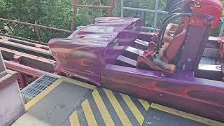 Rita at Alton Towers testing after breakdown