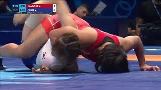  Women wrestling  Y.Choi  South Korea  vs Y.Inagaki  Japan 