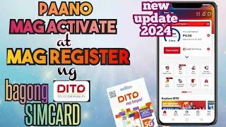 How to register DITO sim card new update 2024  how to activate dito sim 2024