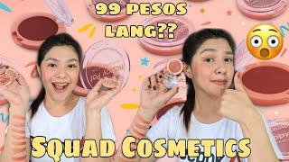 99 PESOS LANG? SQUAD COSMETICS NEWEST COLLECTION HAPPY POT REVIEW & SWATCHESWORTH IT BA??