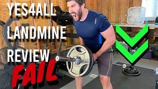 Amazon Yes4All T-Bar Landmine Review   Yes Or No?