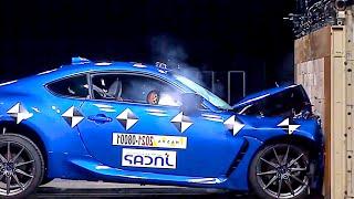 Subaru BRZ  Toyota GR86 2023 Crash Test - Disappointing Results Base-model