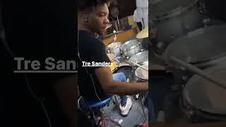 Tre Sanders On Drums Smacking 