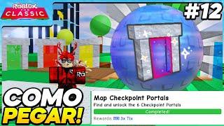 COMO COMPLETAR a QUEST  Map Checkpoint Portals  do EVENTO THE CLASSIC do ROBLOX