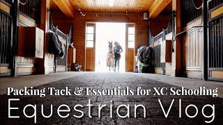 Packing my Tack & Essentials for Cross Country Schooling • EQUESTRIAN VLOG