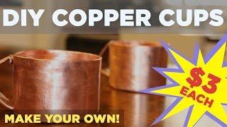 DIY Copper Mug for Moscow Mule  Made from 34 Pipe