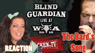 FIRST TIME LISTENING TO BLIND GUARDIAN - THE BARDS SONG LIVE AT WACKEN  REACTION VIDEO