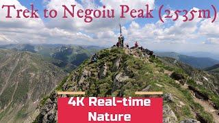 4K Virtual Hike Romania Balea Lake - Negoiu Peak 2535m - hiking the 2nd highest peak in Romania