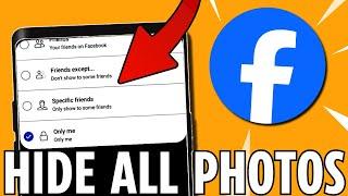 How to Hide all Photos on Facebook From Public 2024