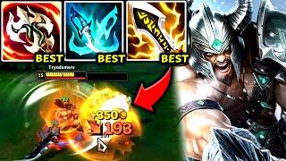 TRYNDAMERE TOP 100% BEATS ALL TOPLANERS TOO EASY  S14 Tryndamere TOP Gameplay Guide