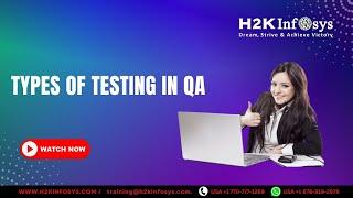 Understanding the Various Testing Types in QA  From Manual to Automation