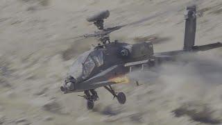 Ambush 2021 - Apache Attack Helicopter Combat Scene