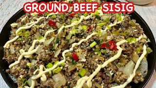 Creamy Beef Giniling Sisig Delicious and Flavorful Ground Beef Sisig Recipe To Try Now