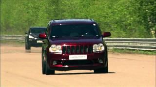 Jeep SRT-8 vs Ford Mustang vs Porsche 911 Turbo vs Porsche Cayenne vs BMW X6M
