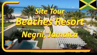 The Beaches Resort in Negril Full Site Tour Negril Jamaica.  #allinclusive #sandals #familyresort