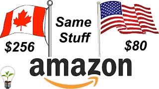 Amazon Canada vs USA   Price Differences