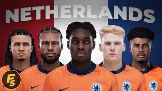Netherlands Facepack EURO 2024 - PES 2021 & FL24